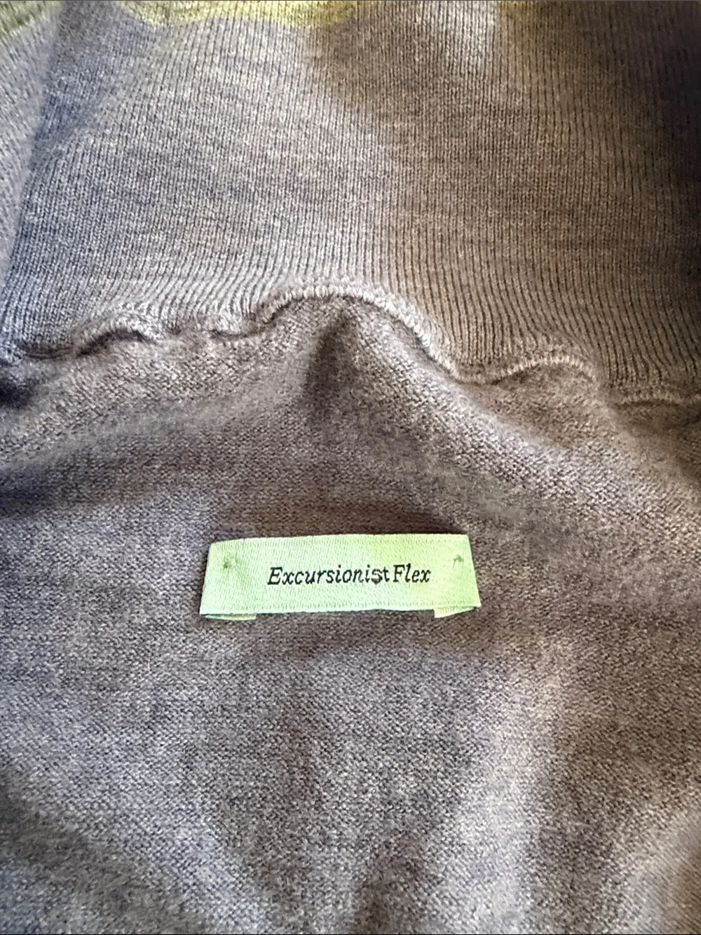 Peter Millar Excursionist Flex 1/4 zip merino wool sweater purple size S/M